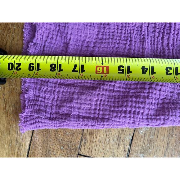 Velvet by Graham & Spencer Breanna Flutter Sleeve Top Lilac Gauze M A000841 - Picture 5 of 8